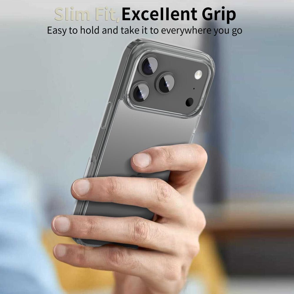 Tech-Protect FlexAir Hybrid TPU калъф за iPhone 17 Pro/Max – прозрачен