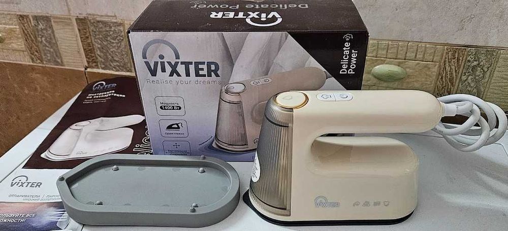Новый Отпариватель VIXTER GSH-1410 бежевый