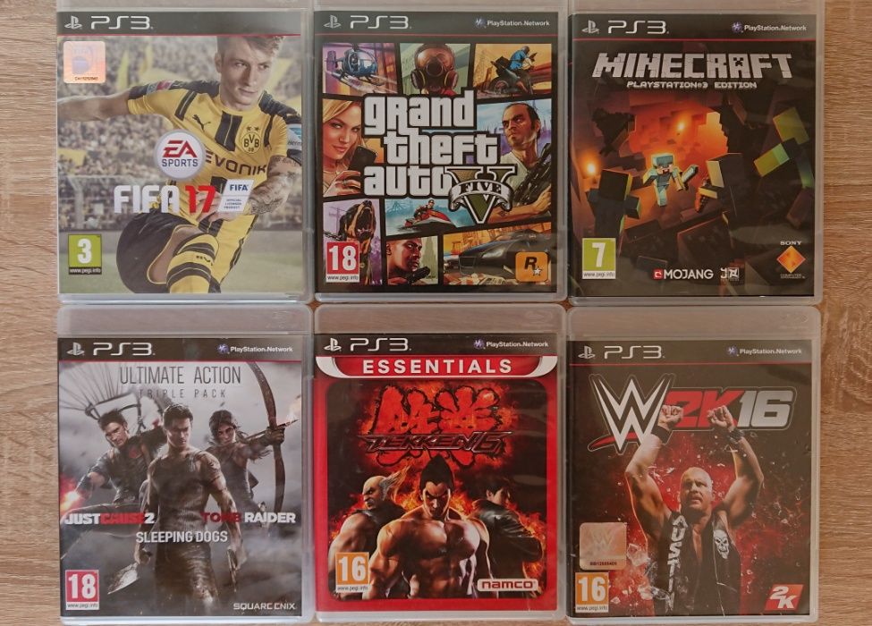 [ PS3 > FIFA 18 / GTA 5 / MINECRAFT / Tekken / WWE за PlayStation 3