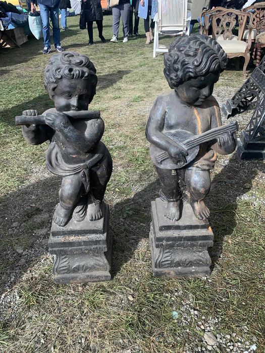 Statuie de gradina ingeras din fonta