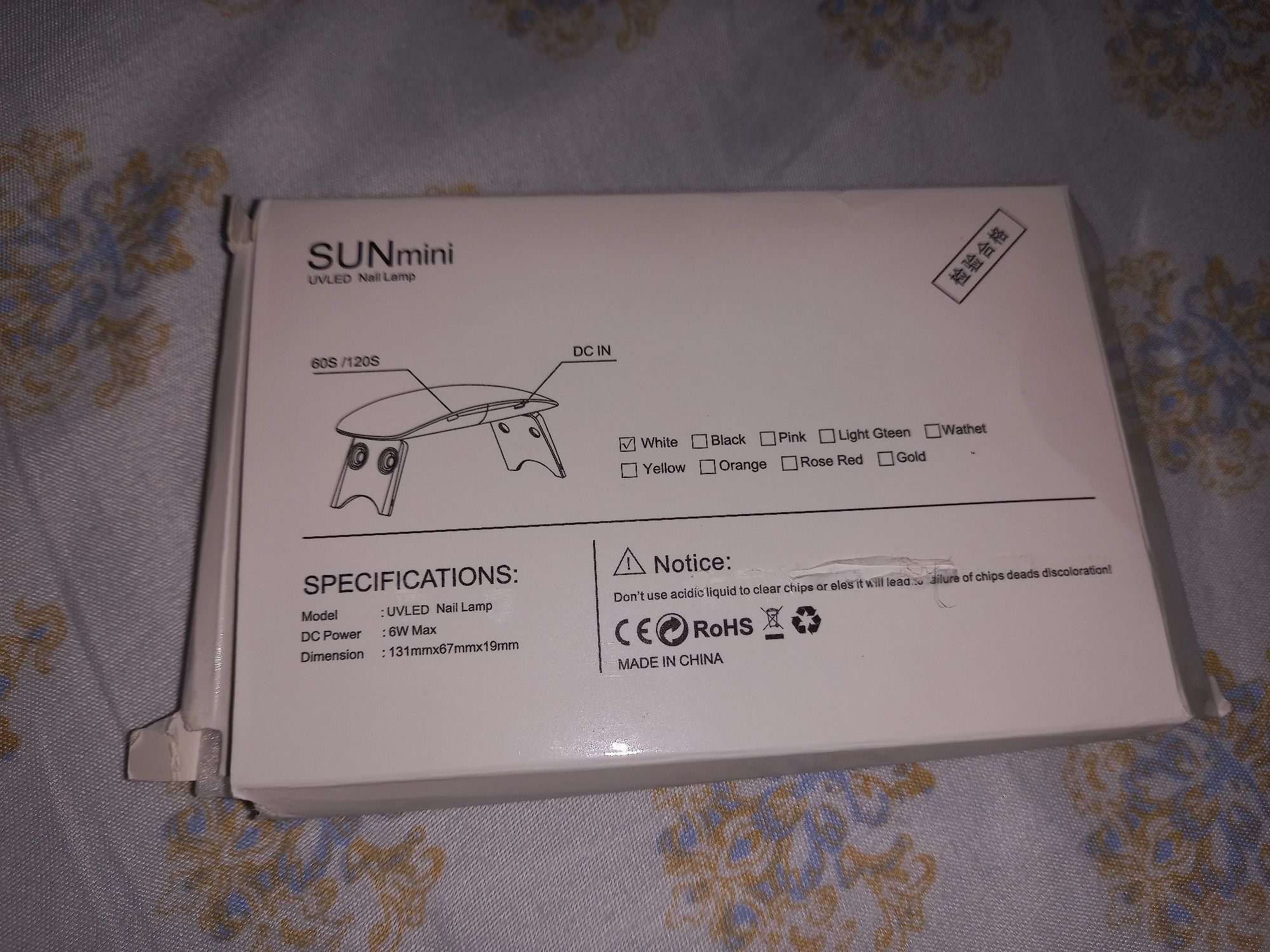 Lampă SUNmini UV/LED
