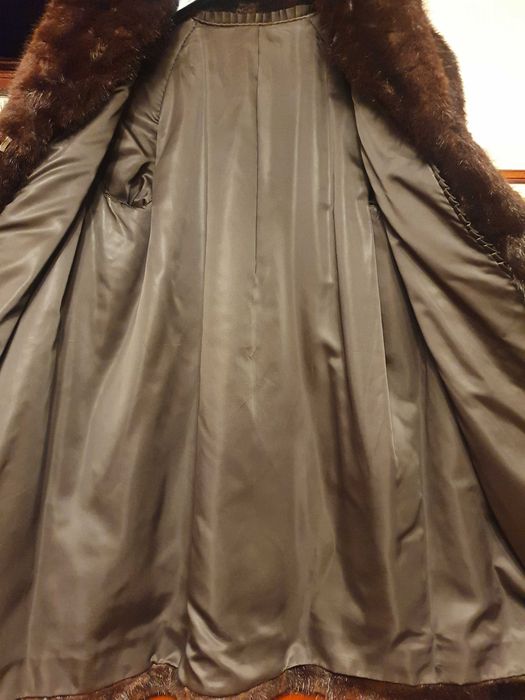 Италианско кожено палто Визон