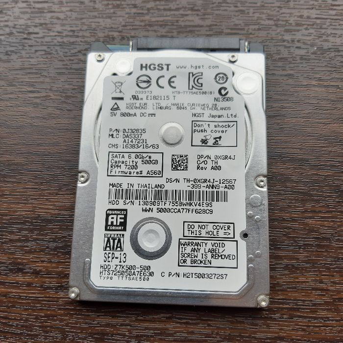 HDD perfect functional, 500 GB