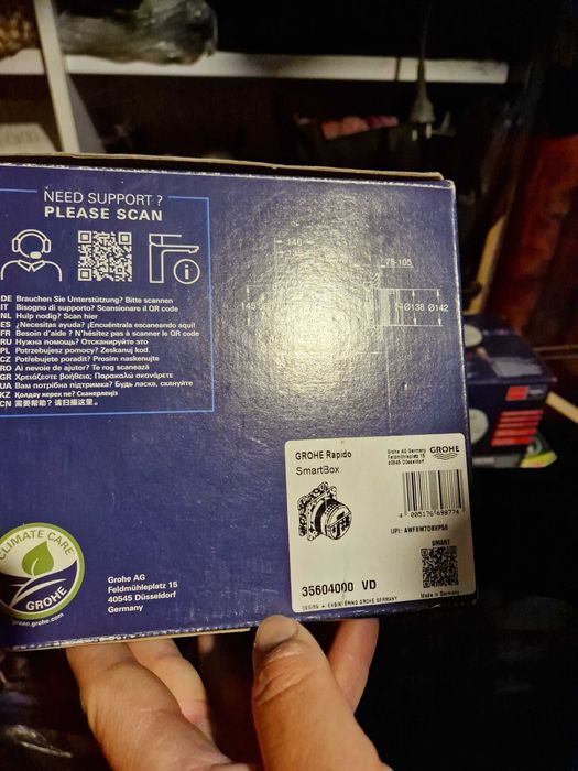 Vand Unitate instalare incastrat Grohe Rapido SmartBox 35604000