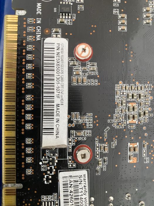 Placa Video GTX 650 1GB DDR5