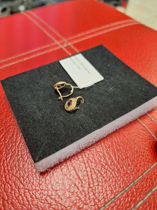 Дамски златни обеци - 1,50 гр.