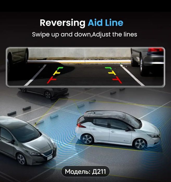 Видеорегистратор Addkey 4K Mirror Dash Cam.