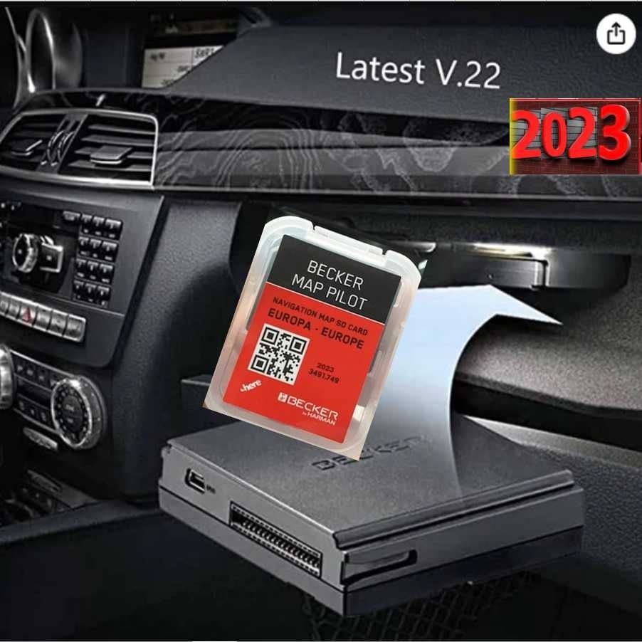2023 карта Мерцедес за навигация Mercedes Garmin MAP PILOT SDcard v.20