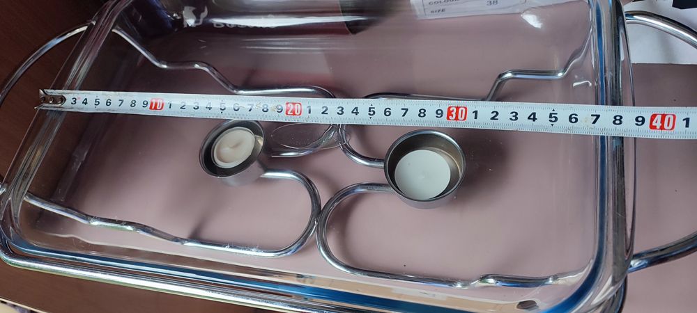 Vas termorezistent 3 l, cu incalzitor, Sabinex, ideal pentru cadou