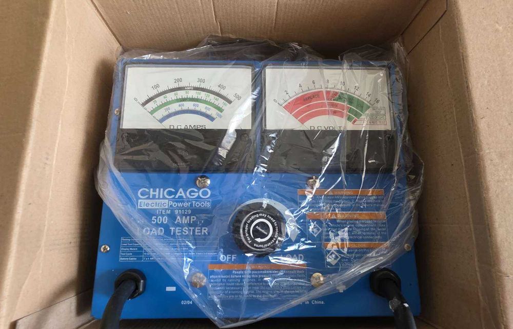 Aparat de testat bateria si alternatorul sub sarcina Chicago Electric