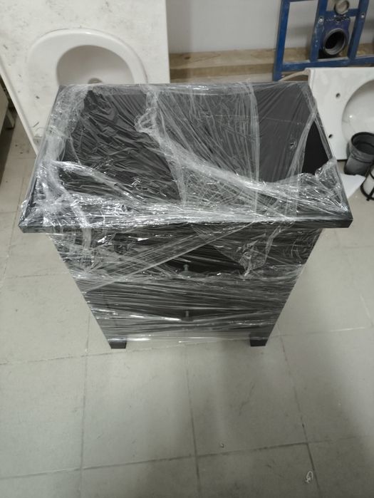 IKEA HEMNES ХЕМНЭС Комод с 2 ящиками - черно-коричневый 54x66