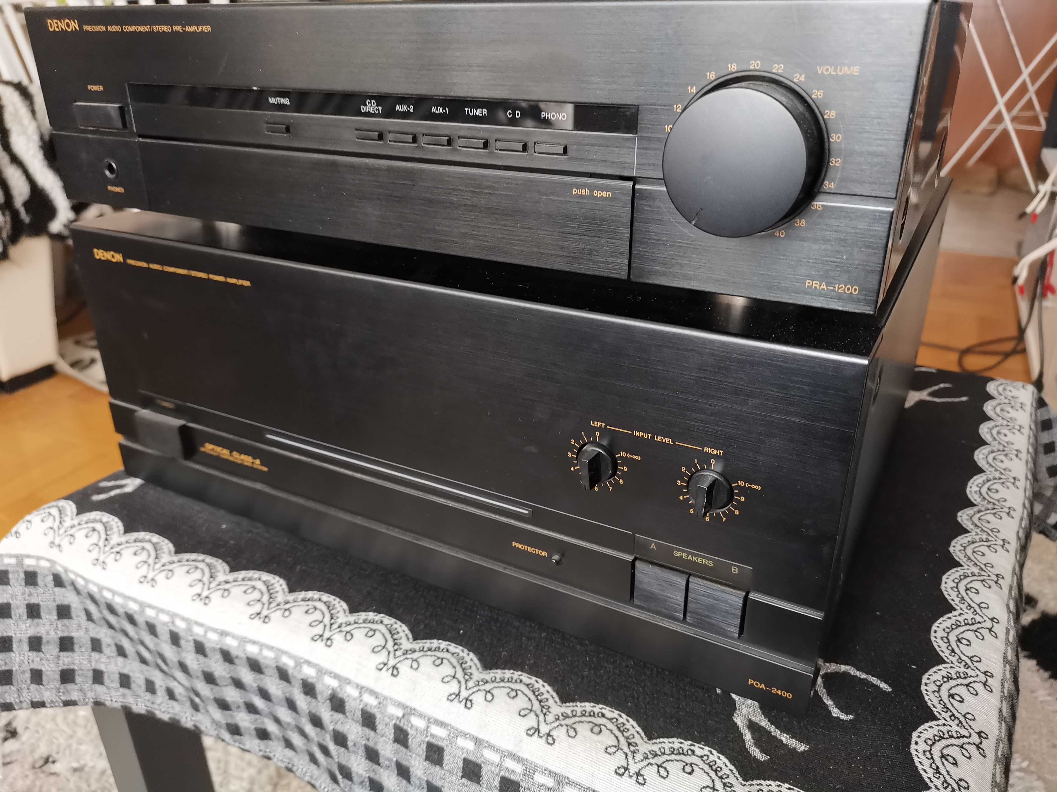 Denon POA 2400 & Denon PRA 1200