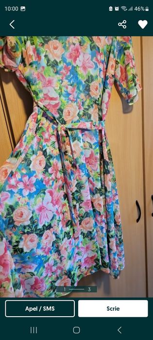 Rochie model inflorat