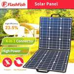 Panou solar portabil Flashfish SP18V 100W Conector 4 în 1 USB dublu