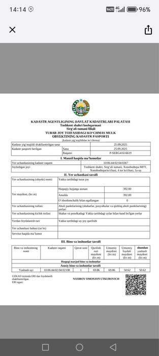 Uy 4 sotik sotigi 30.000