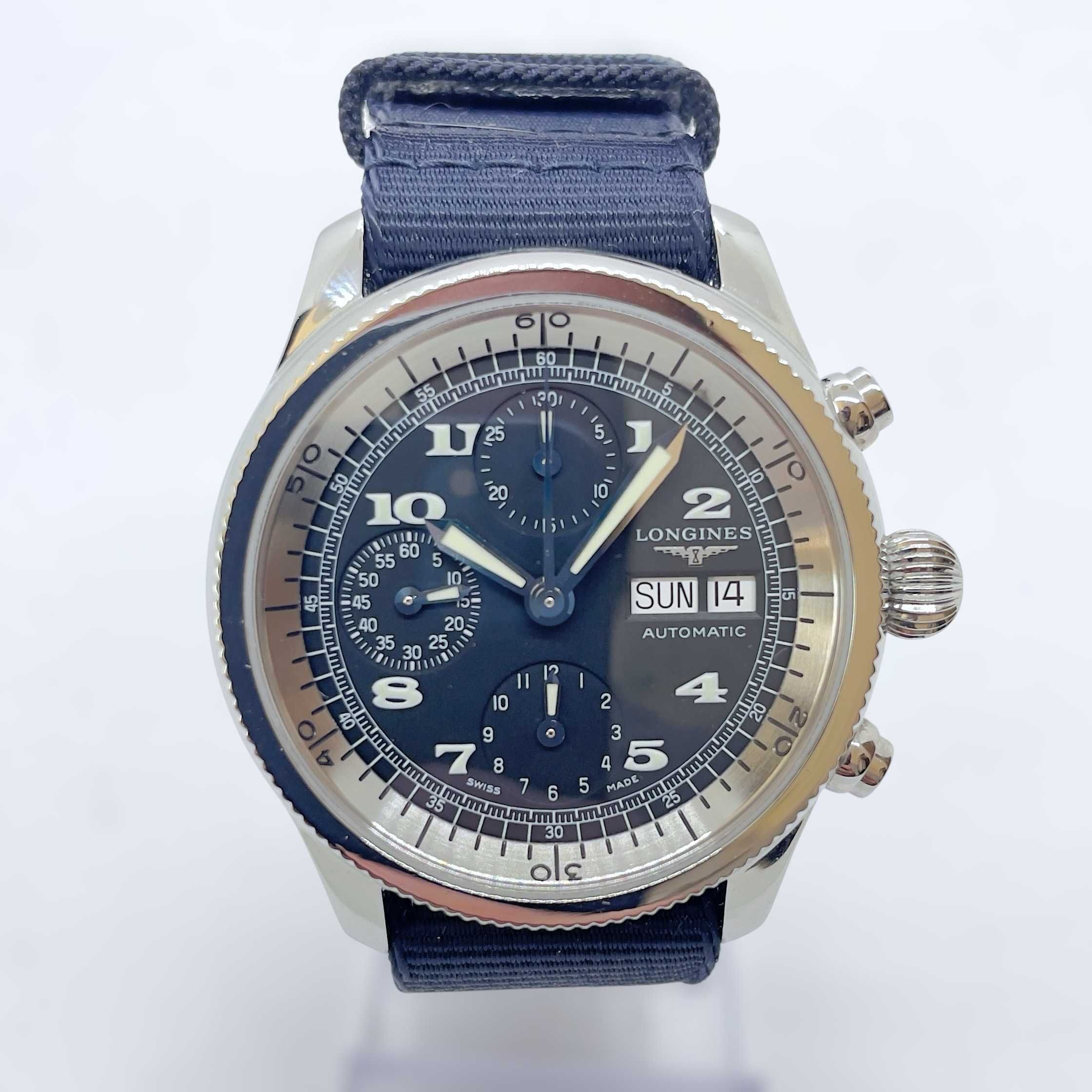 Longines SwissАir лимитиран пилотски хронограф автоматичен часовник
