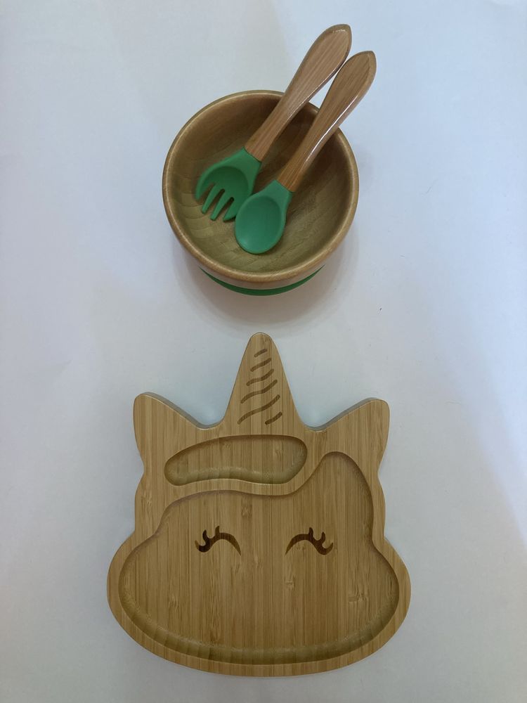 Бамбуков комплект за хранене
