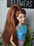 Papusa Barbie Articulata  roscata Mattel Disney