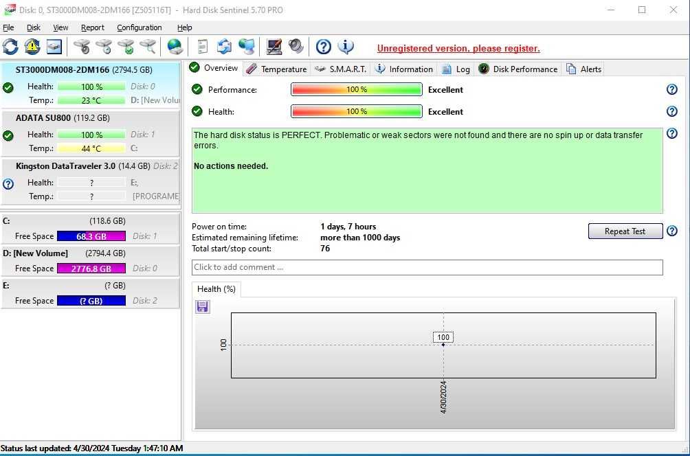 HDD 3 Tb 3,5 inch Seagate 7200 RPM 64 MB buffer Desktop.