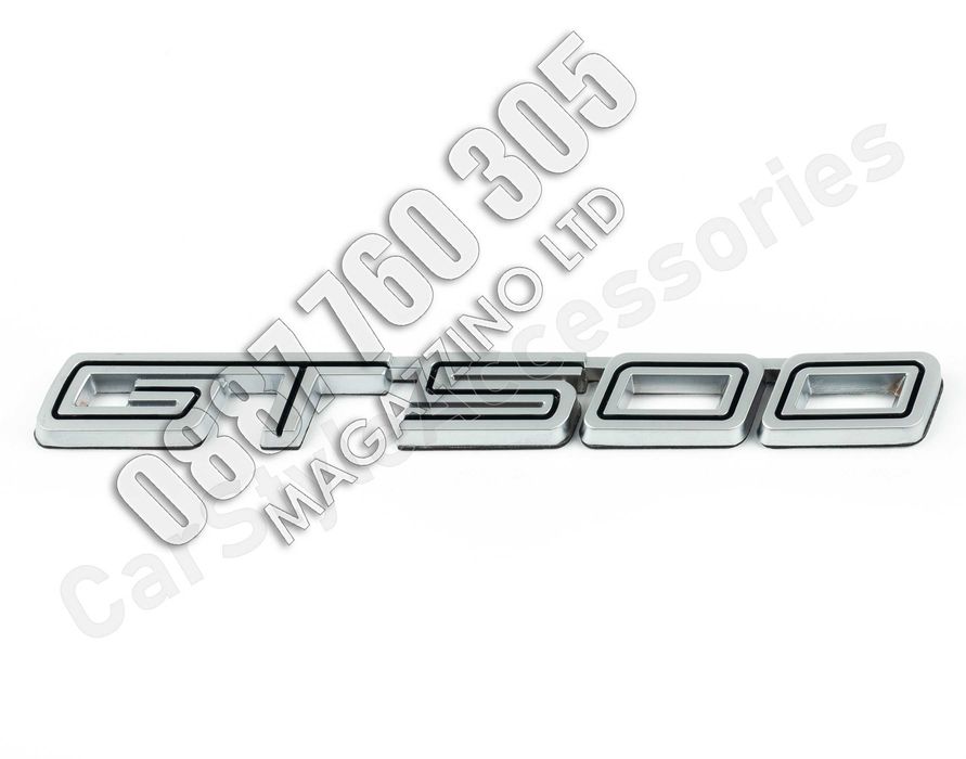 Емблема Мустанг GT 500 за Калник или задна броня Mustang Shelby GT500