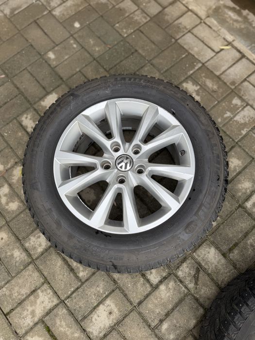 Jante + Cauciucuri iarna 255/55/18 Volkswagen Touareg 5x112 ET 53