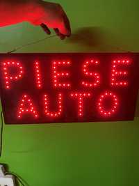 Reclama luminoasa piese auto noua