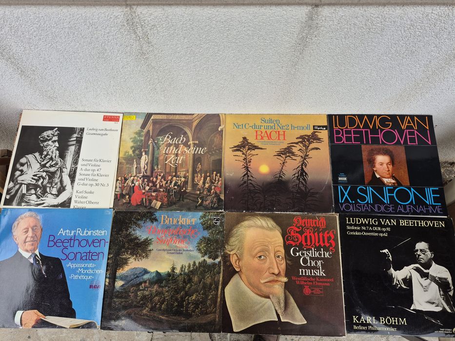 Vând 150LP Discuri Vinil colectie muzica clasica compozitori celebrii