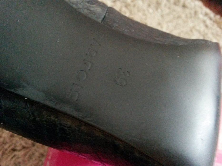 Pantofi Dama Model Fashion PARFOIS Negri cu Toc Black MARIMEA 39 !!!