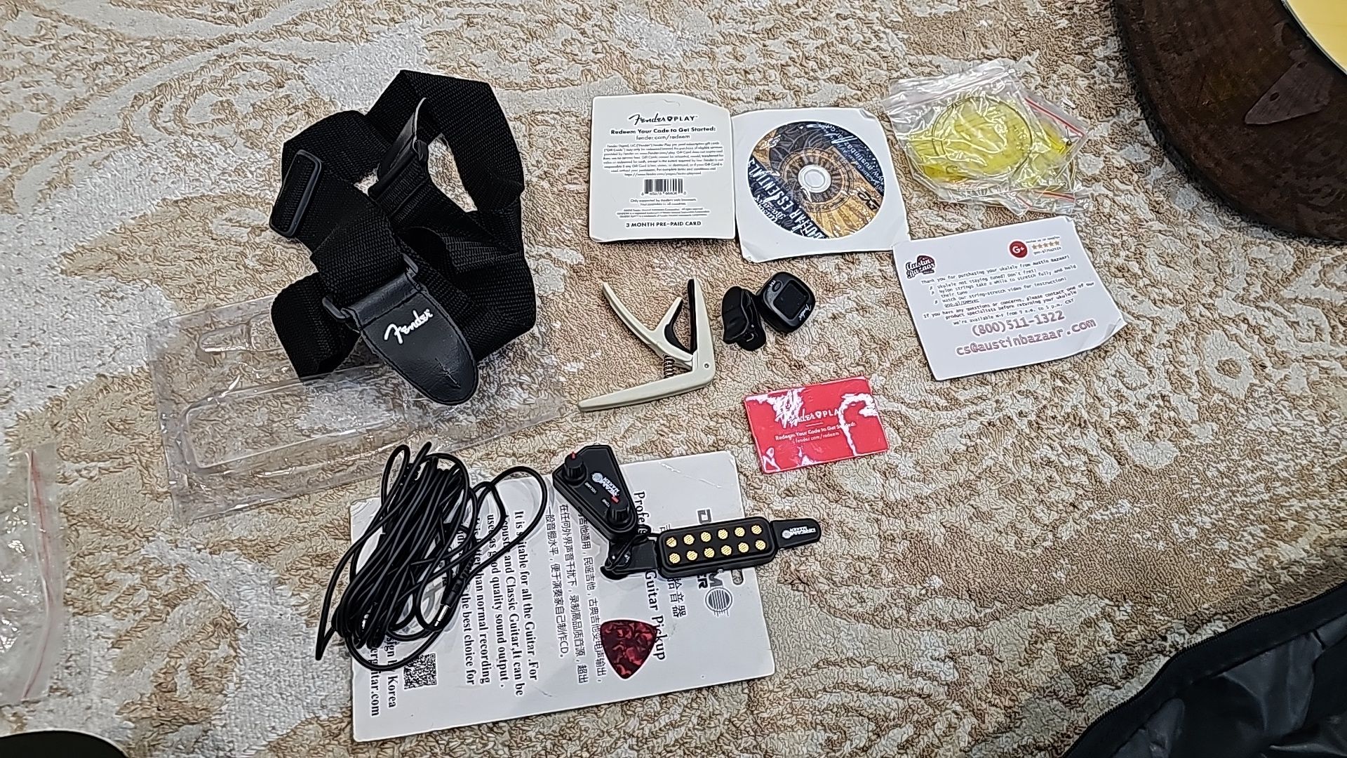 Акустическая гитара Fender CD-60S PACK/NAT