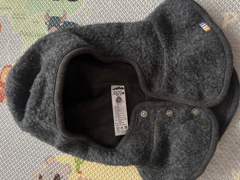 Cagulă lână merinos fleece windbreaker Joha, 52, 3-5 y