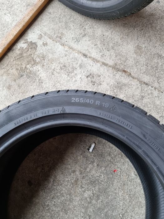 2 anvelope iarna CA SI NOI CONTINENTAL 265/40/19 DOT 2019