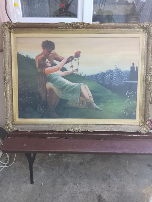 Tablouri foarte frumoase pictate  pe pânză in stare foarte bună