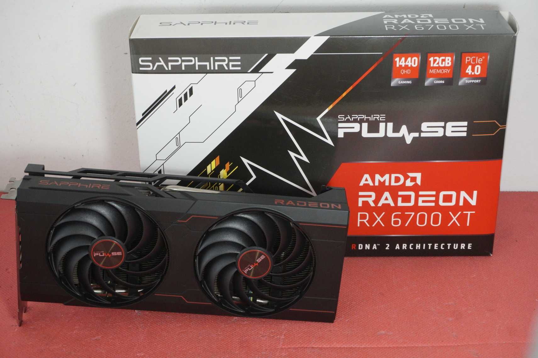 Видеокарта GPU AMD RX 6700 XT 12GB Sapphire Pulse / Вкл.ДДС