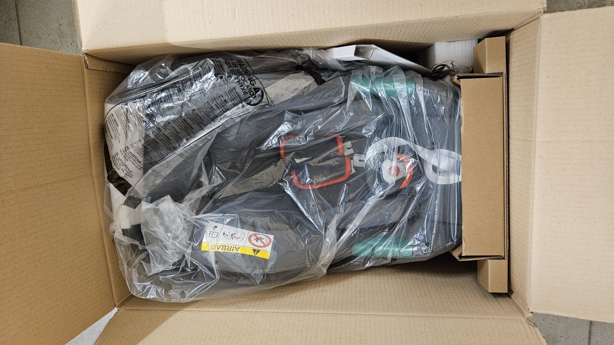 Кошница/Столче за кола Cybex - Aton B2, i-Size, с база One, Steel Grey