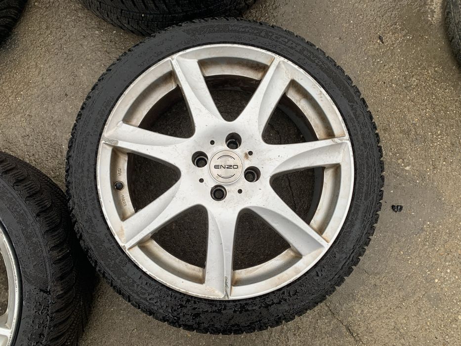 Jante ENZO R17 PDC 4x100 cu anvelope iarna 205.45.17