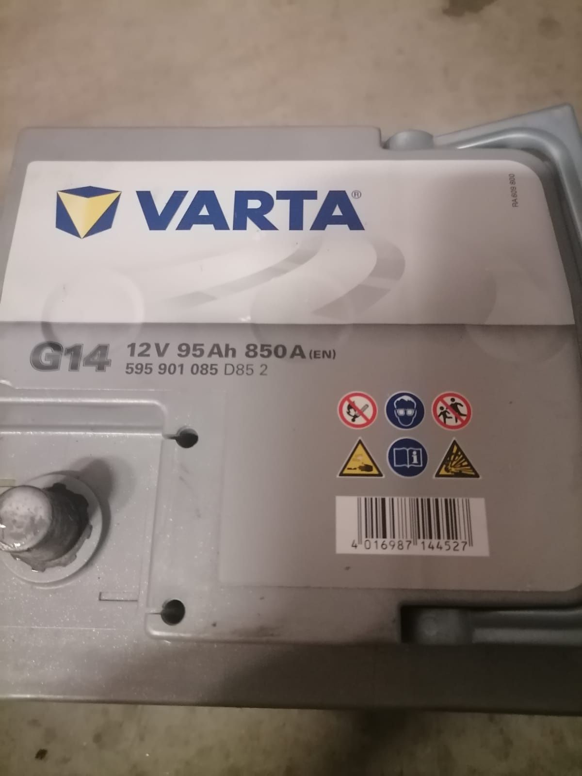 Baterie auto Varta Silver 95 amperi Agm cu Start stop import Germania