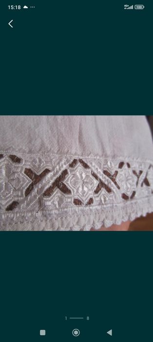 Ie de mire/ Cămașă tradițională de mire cu fir metalic