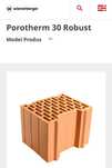 Vand Caramida Porotherm 30 Robust