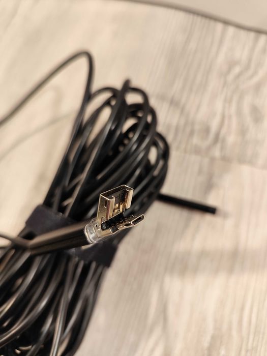 Mini Camera endoscop USB cu fir lung ingusta pentru inspectie tevi etc