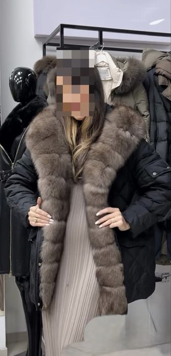 Куртка с мехом песец