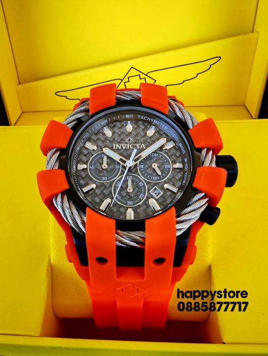 INVICTA Shock Orange 54 mm, Инвикта нов ръчен часовник