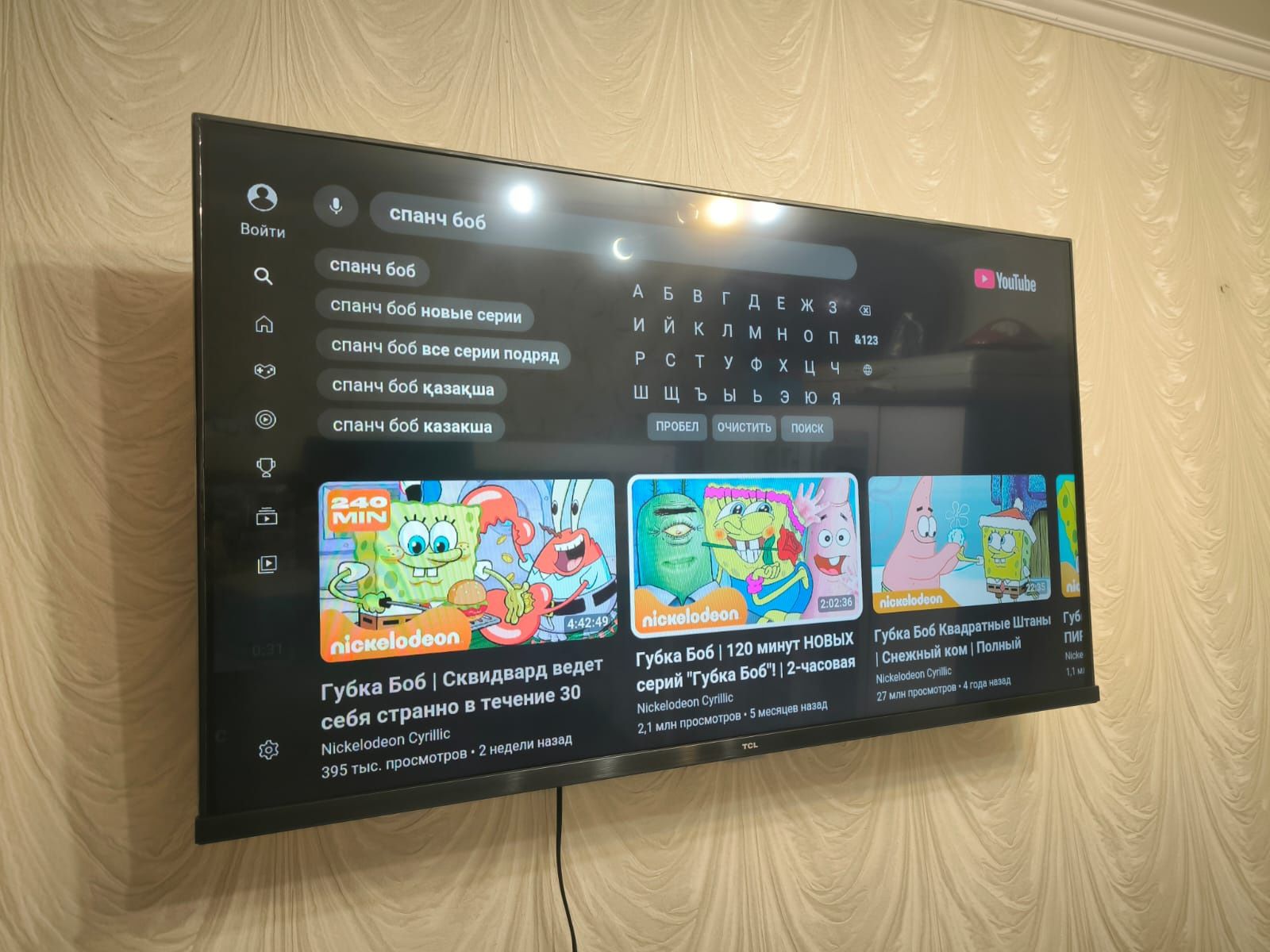 Смарт телевизор TCL 140 см smart tv WiFi YouTube