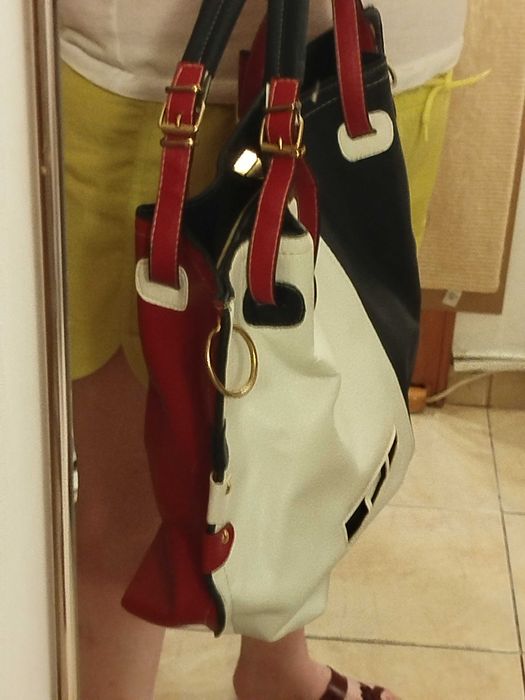 Tommy Hilfiger, sandale 37 și poșetă elegante și confortabile