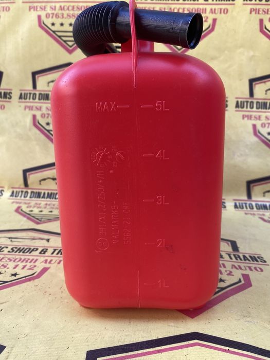 Canistra combusitibil 5 L Benzina Motorina cu palnie din plastic