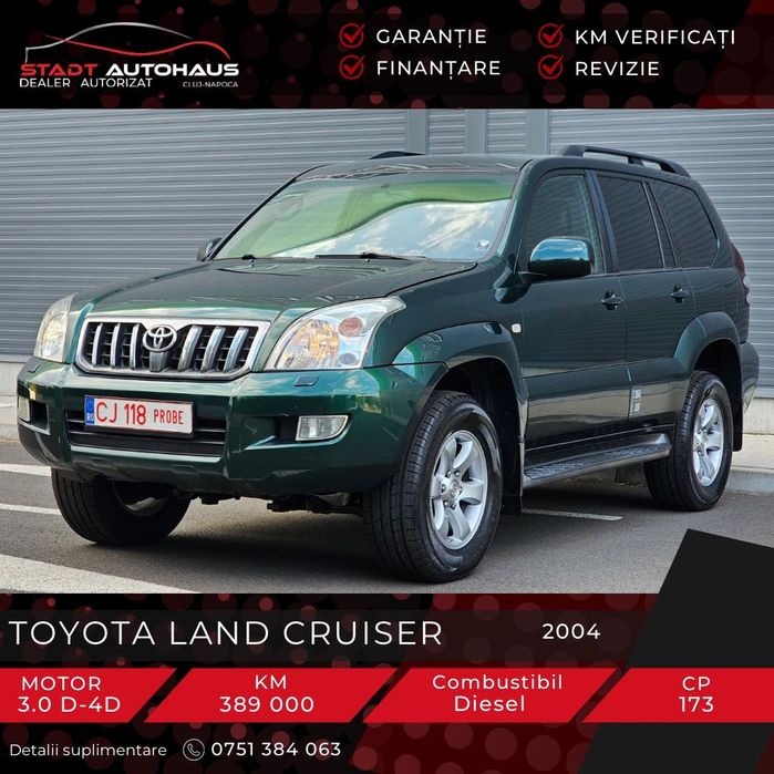 Toyota Land Cruiser GARANTIE 12 luni#Autoutilitara in acte#Service la zi