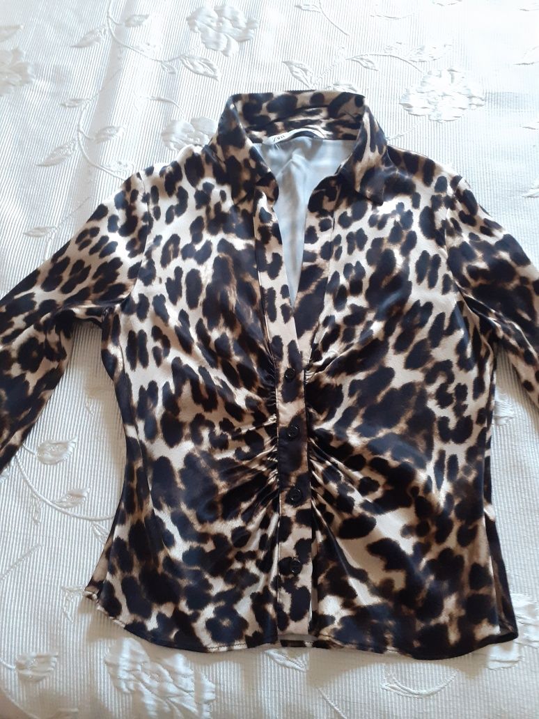 Cămașă Zara S/M animal print