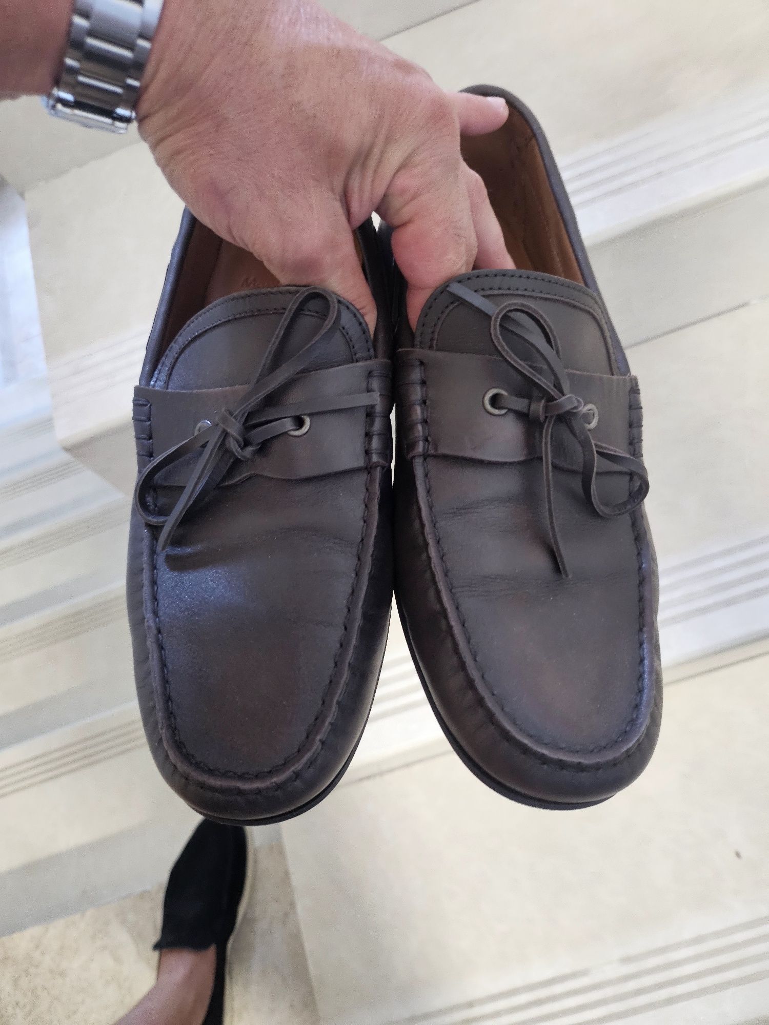 Massimo dutti  оригинални мъжки мокасини