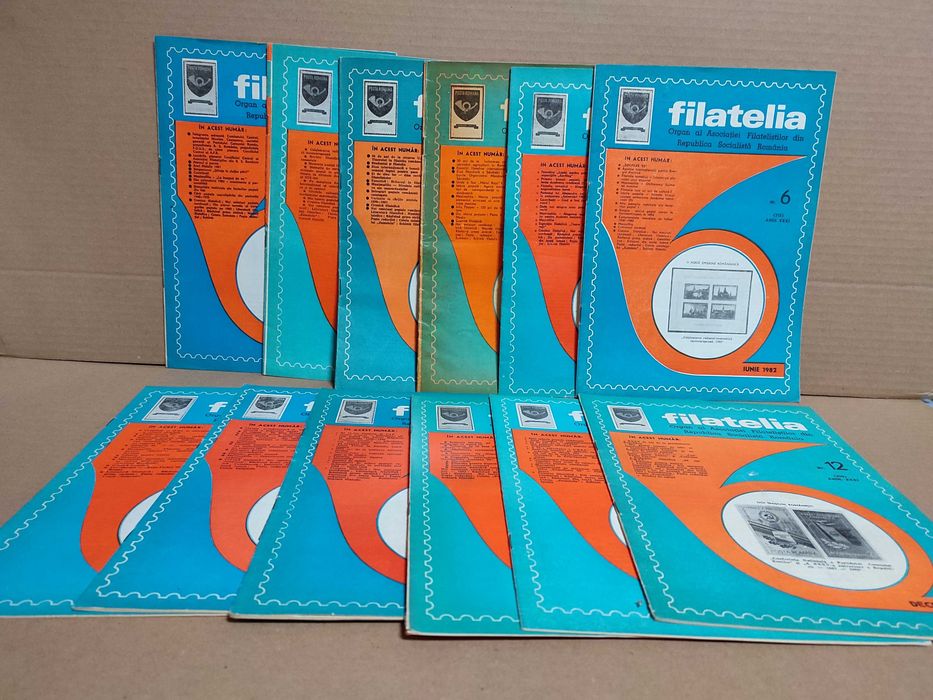 Reviste "Filatelia" 1981-82-83-84-85-90