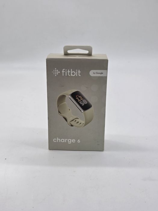 Bratara fitness Fitbit Charge 6, GPS + GLONASS, Bluetooth, NFC, Argint
