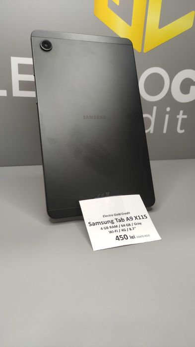 Tableta Samsung Tab A9 SM-X115 4GB RAM/64GB/Wi-Fi + 4G/Gray ID470-AG2